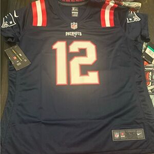 Nike women’s Tom Brady Jersey.